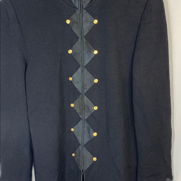 St John Santana Knit Cardigan Jacket Blazer - Picture 4 of 6